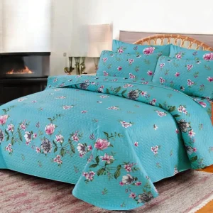 Salonika Cotton King Size Bedsheet Set with Pillow Covers – Printed Design Frozi